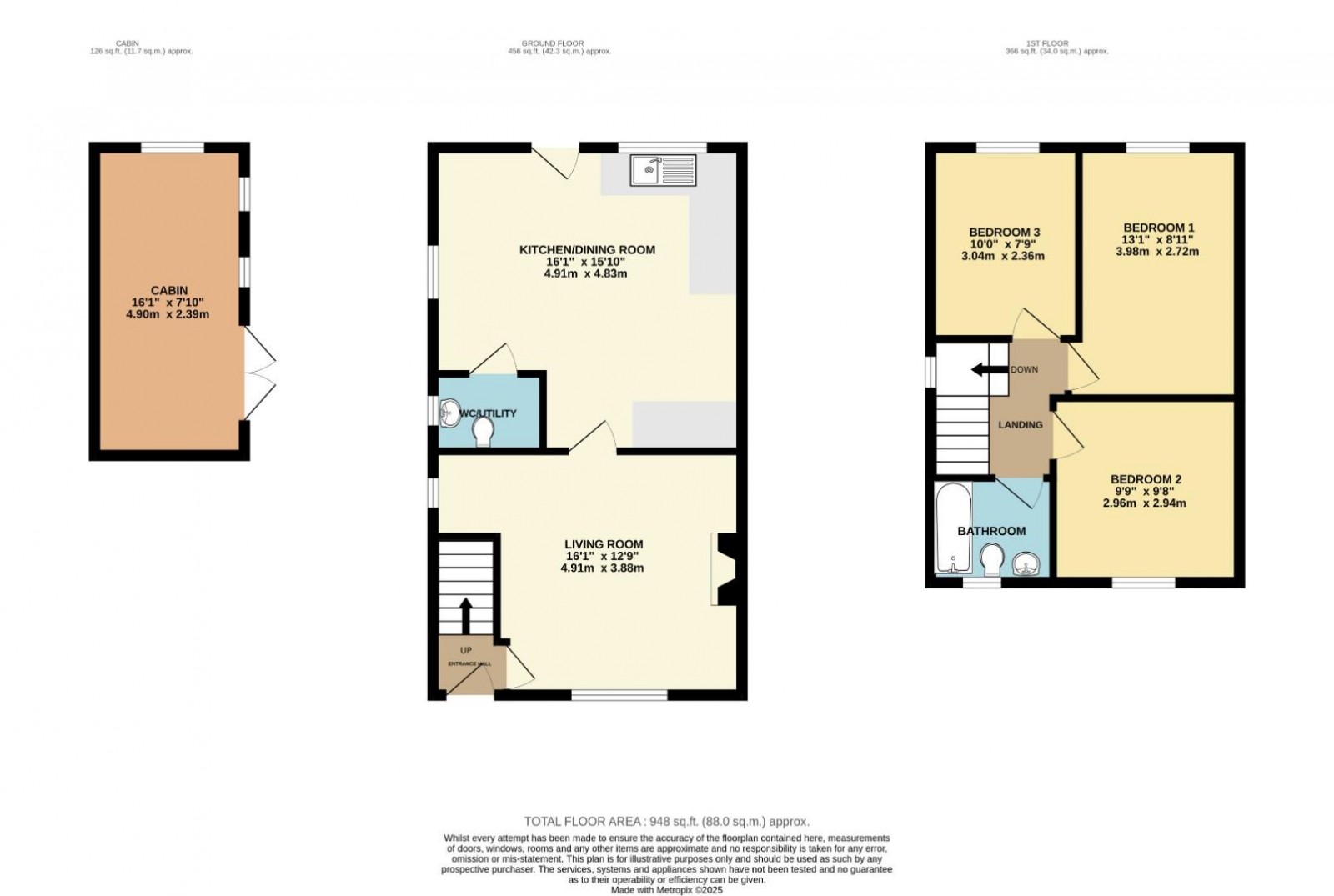 Floorplan for Northward Road, Wilmslow