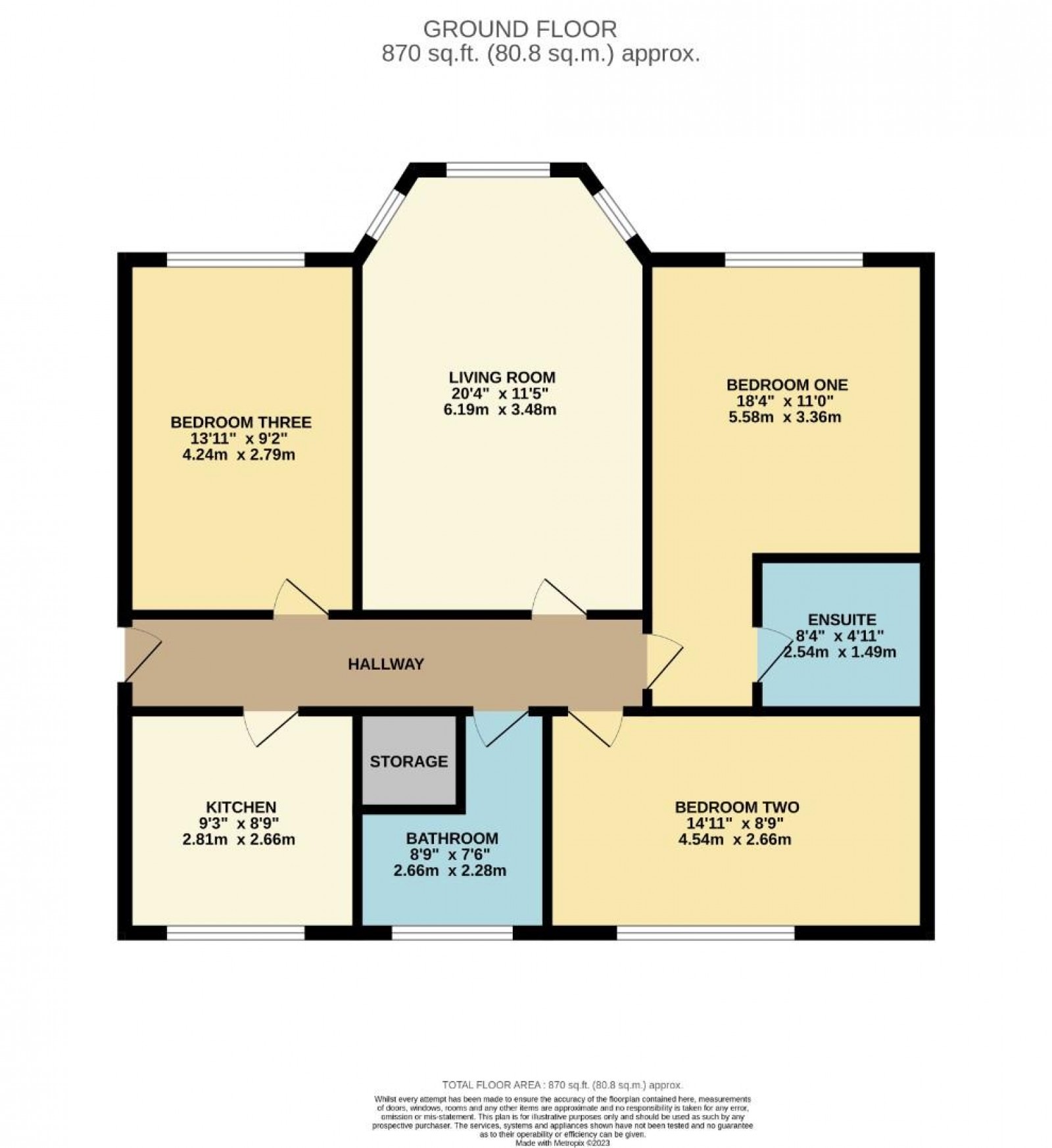 Floorplan for Cedar Park, Bramhall, Stockport