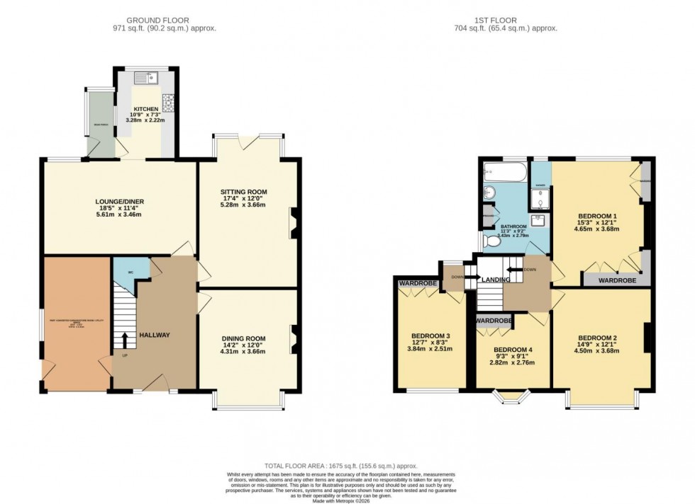 Floorplan for Earle Road, Bramhall