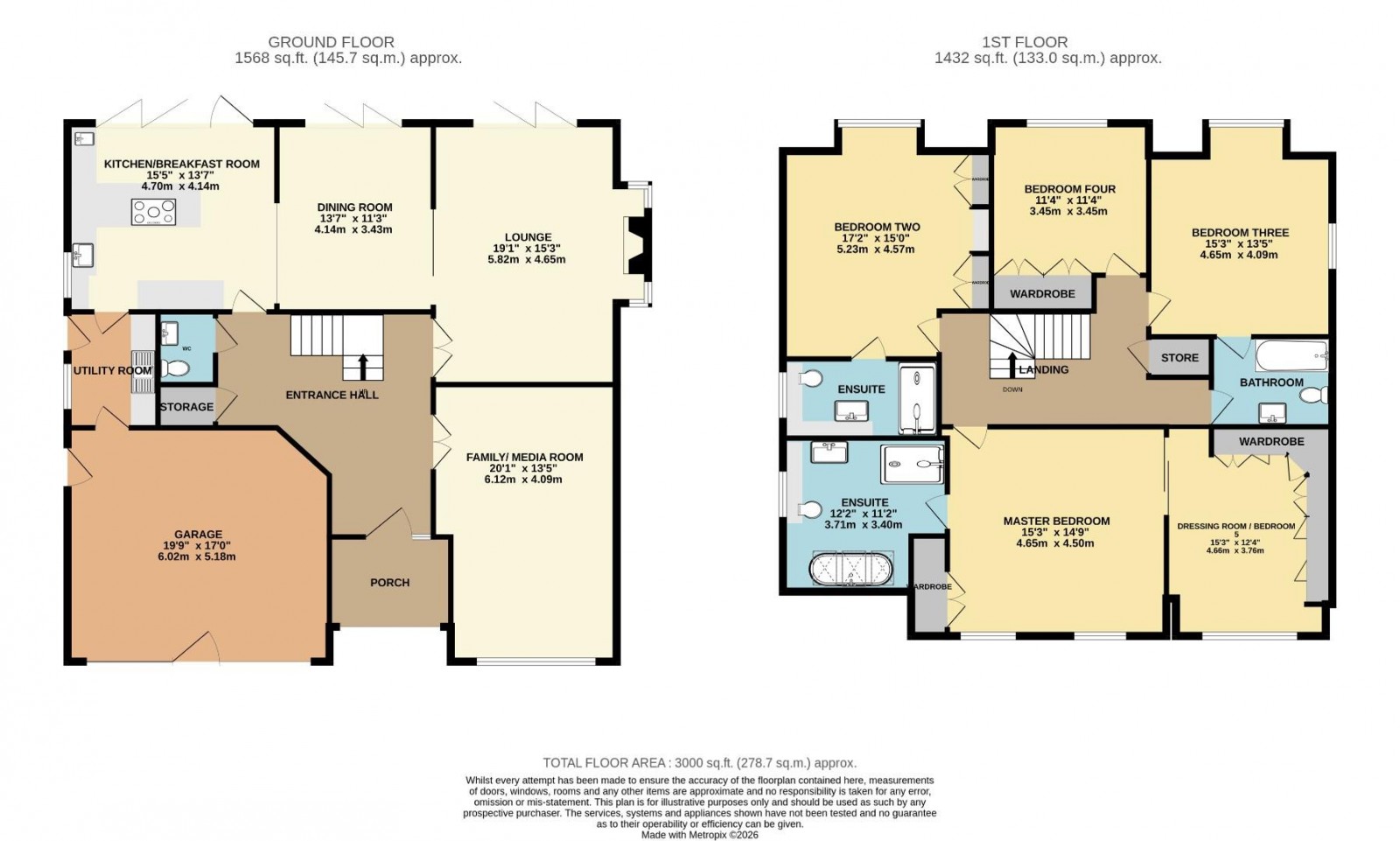 Floorplan for Thorn Road, Bramhall