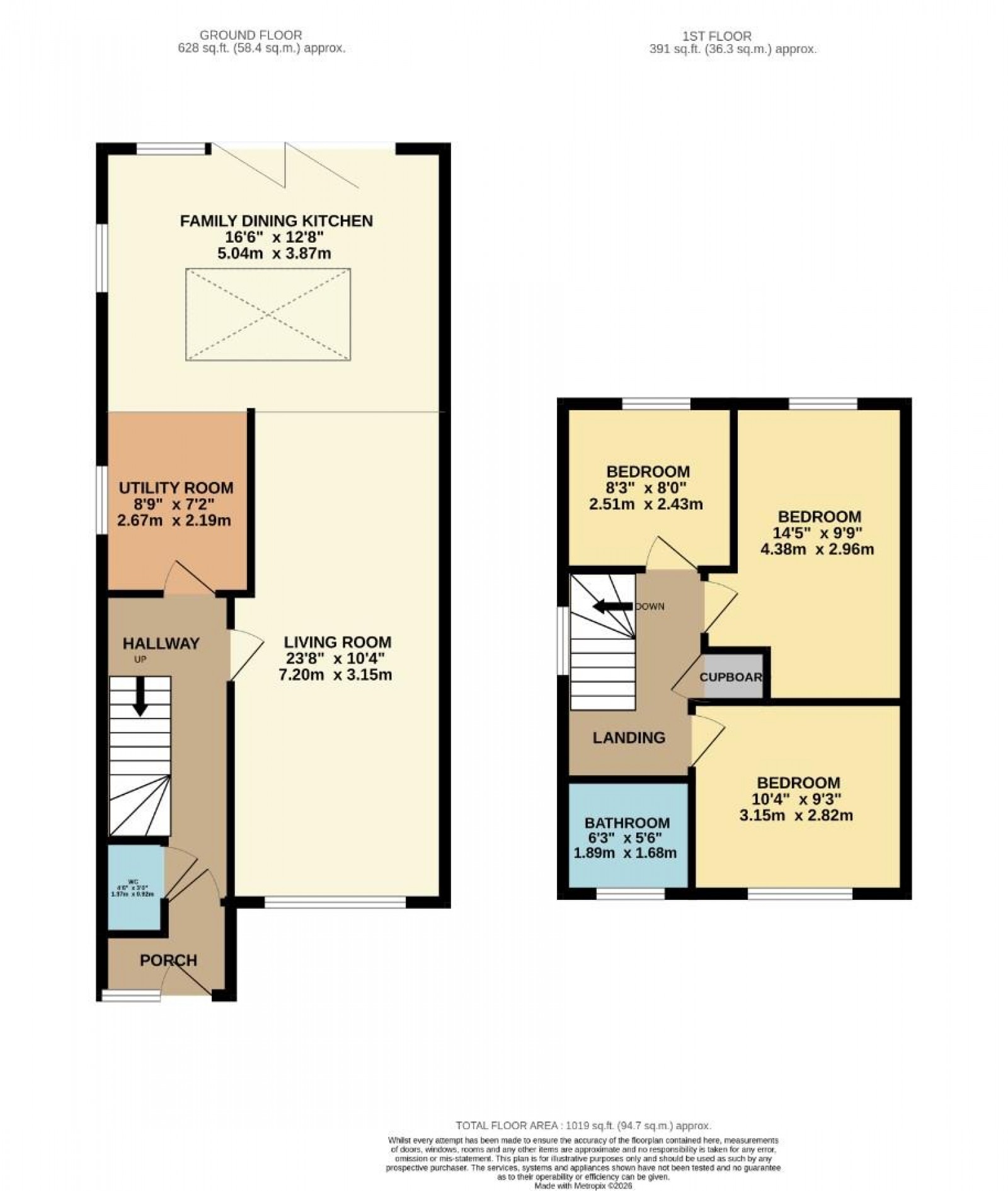 Floorplan for Woodend, Stockport