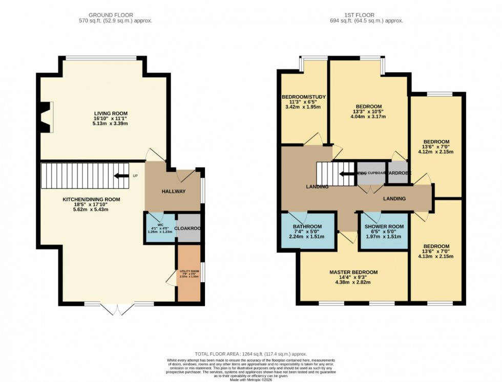 Floorplan for Wingfield Avenue, Wilmslow