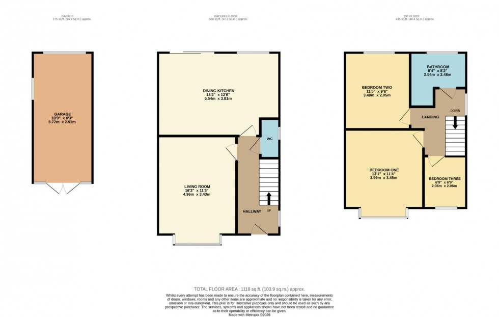 Floorplan for Sydney Road, Bramhall