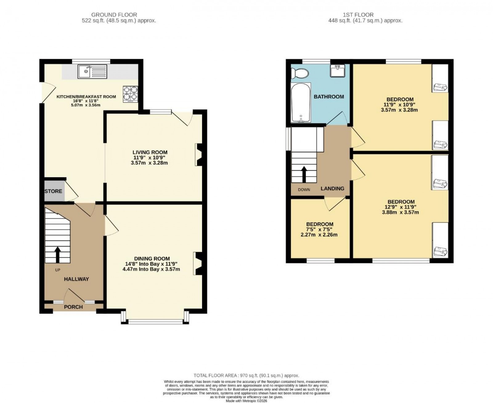 Floorplan for Acacia Avenue, Wilmslow