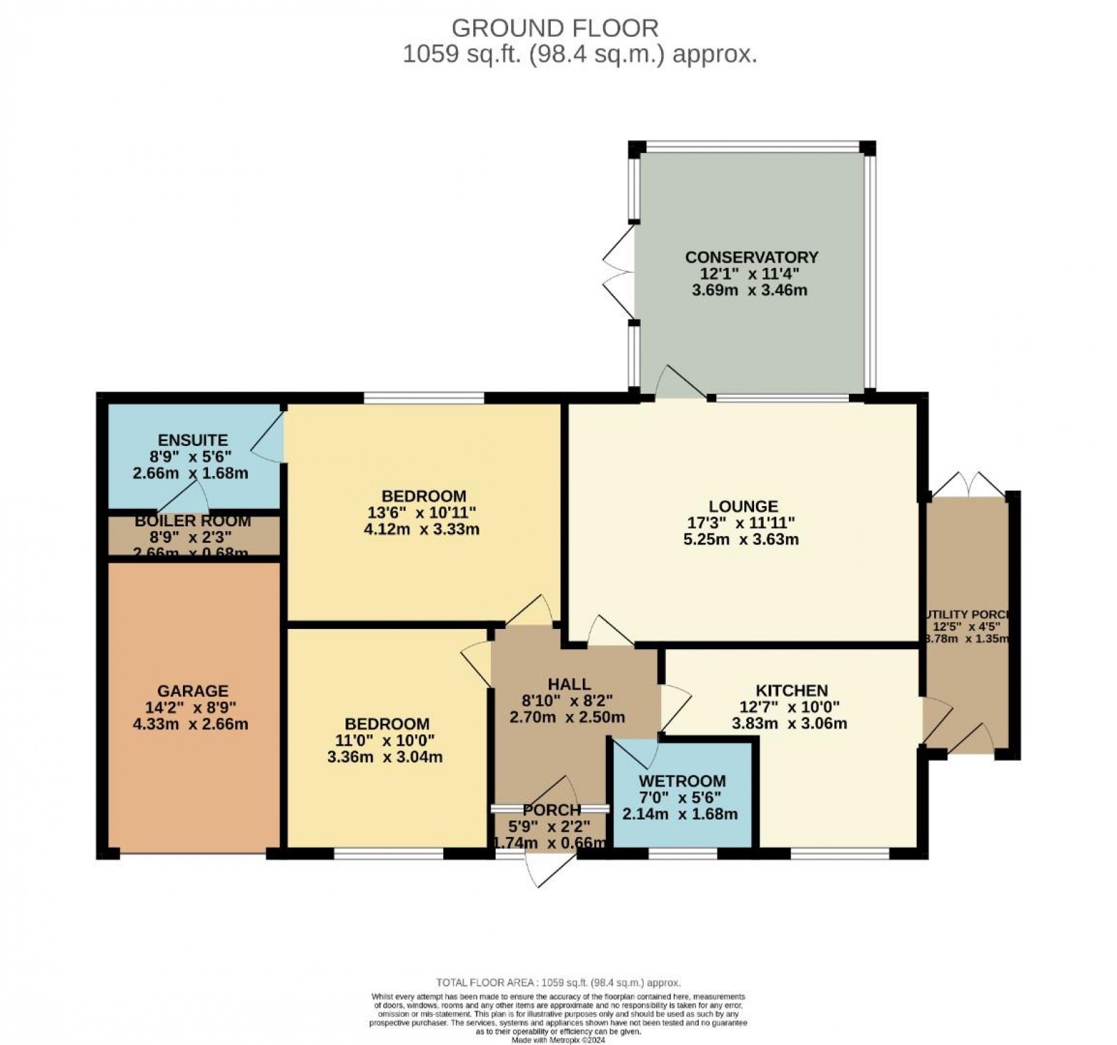 Floorplan for Fairway, Bramhall