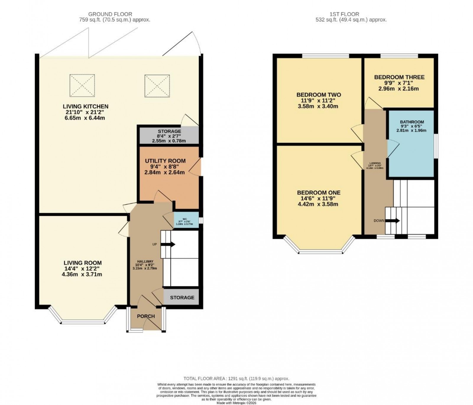 Floorplan for Outwood Drive, Heald Green