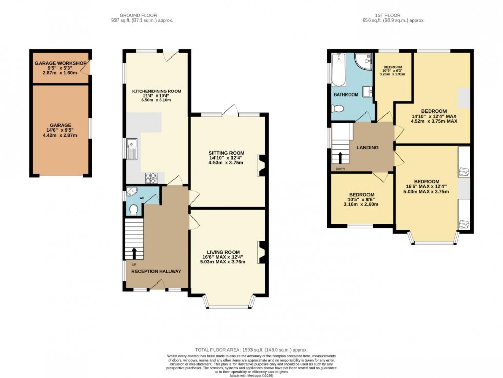 Floorplan for Knutsford Road, Wilmslow