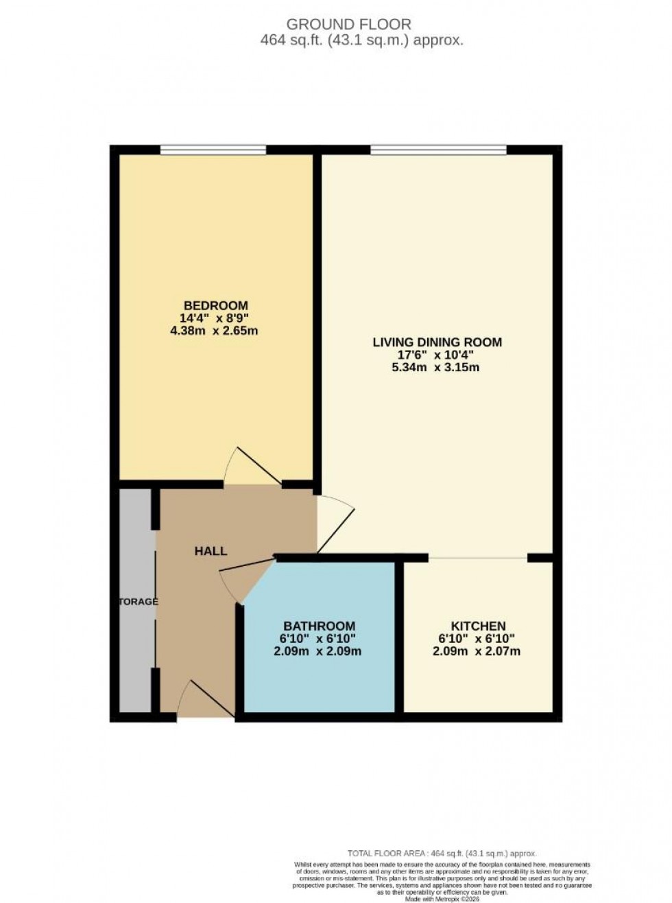 Floorplan for Albert Road, Wilmslow