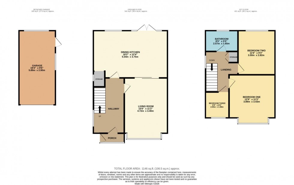 Floorplan for Belmont Road, Bramhall