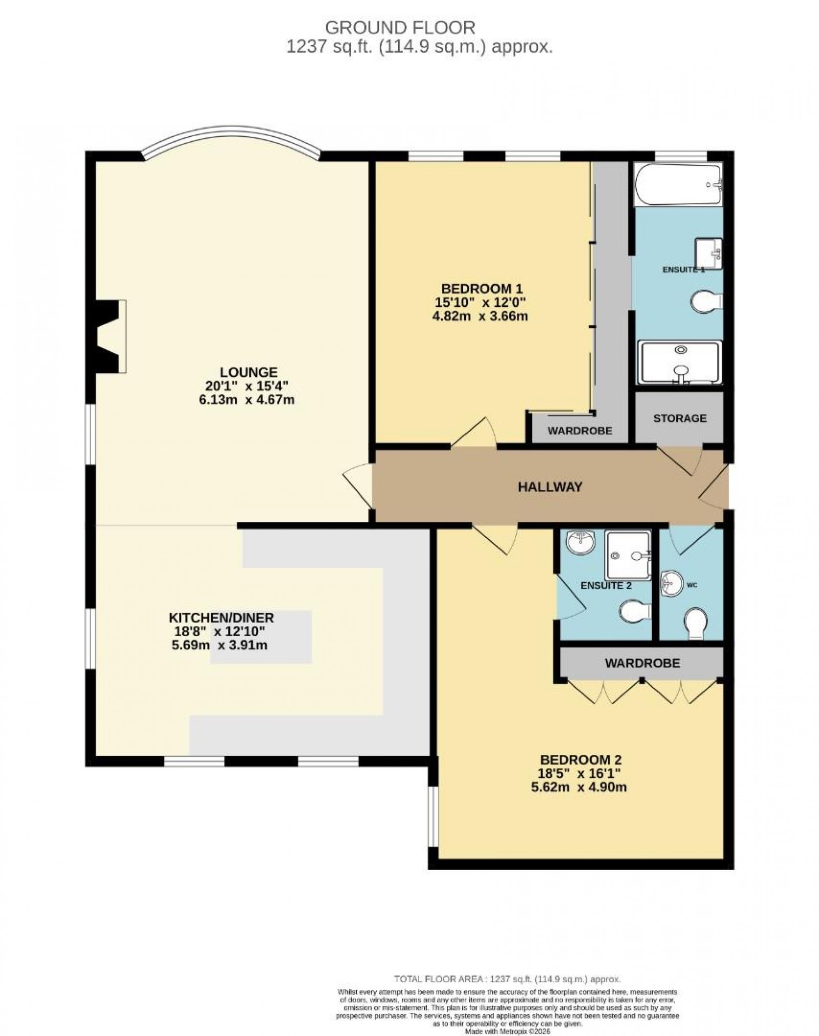 Floorplan for Fulshaw Park, Wilmslow