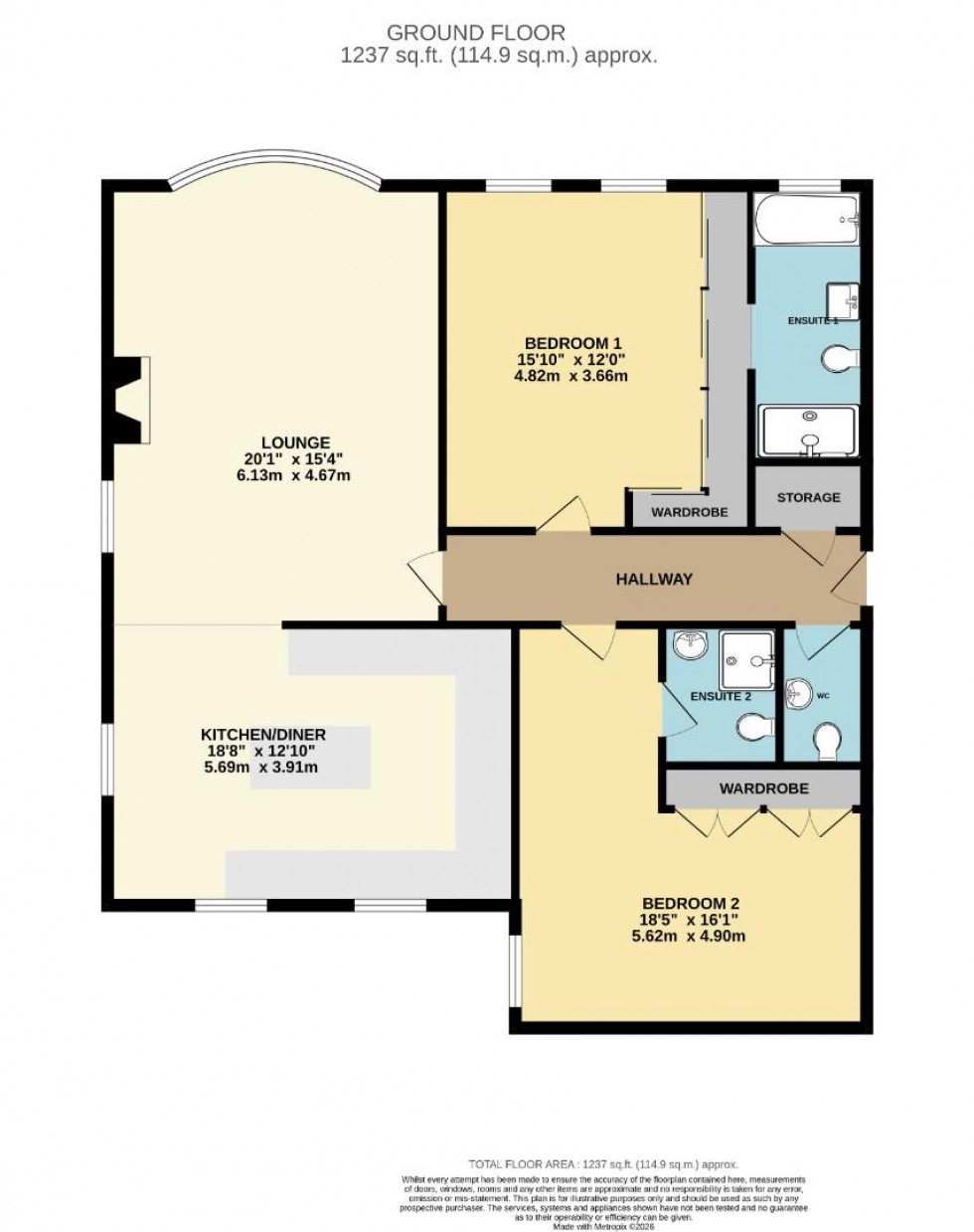 Floorplan for Fulshaw Park, Wilmslow