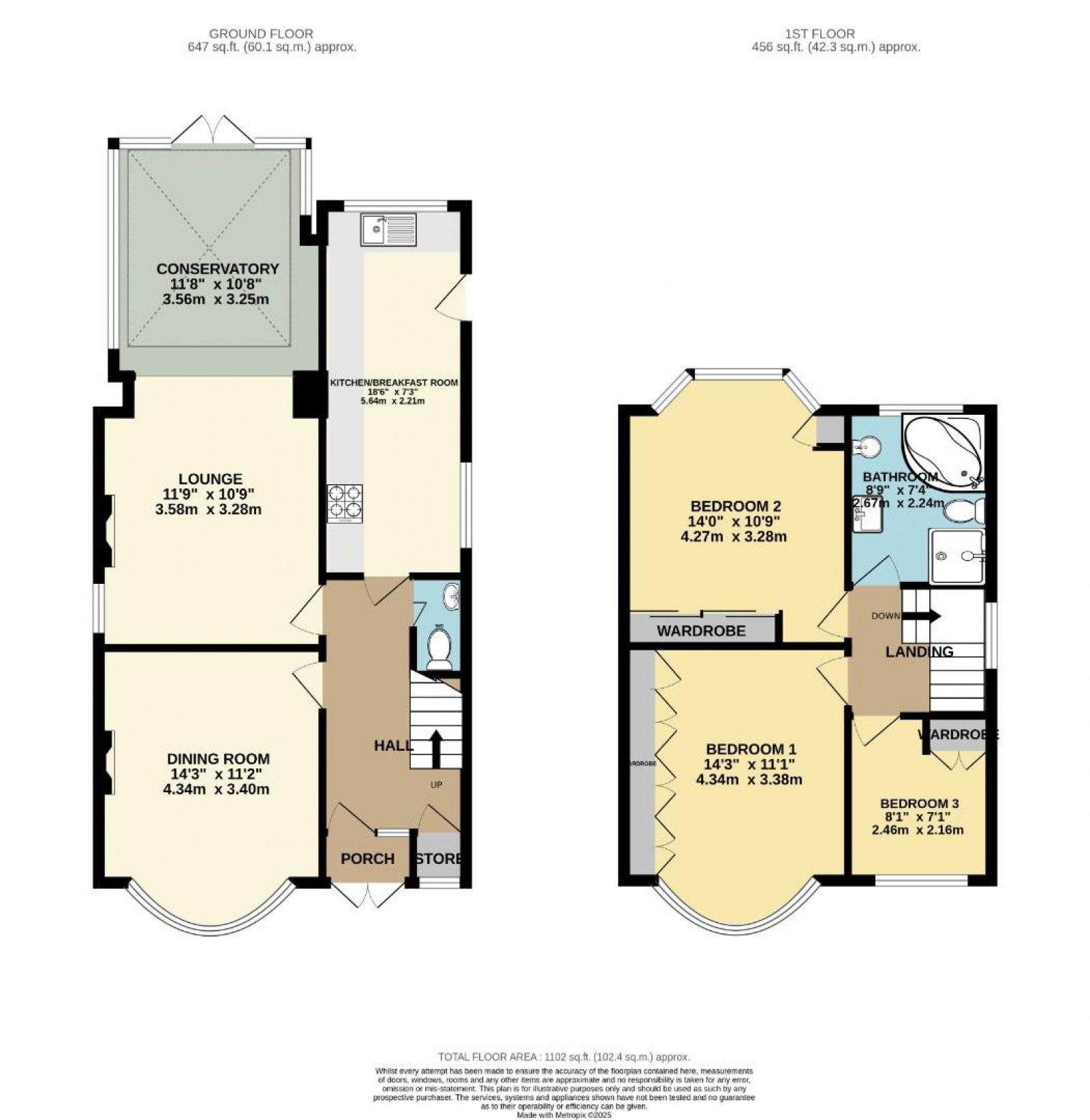 Floorplan for Midland Road, Bramhall, Cheshire