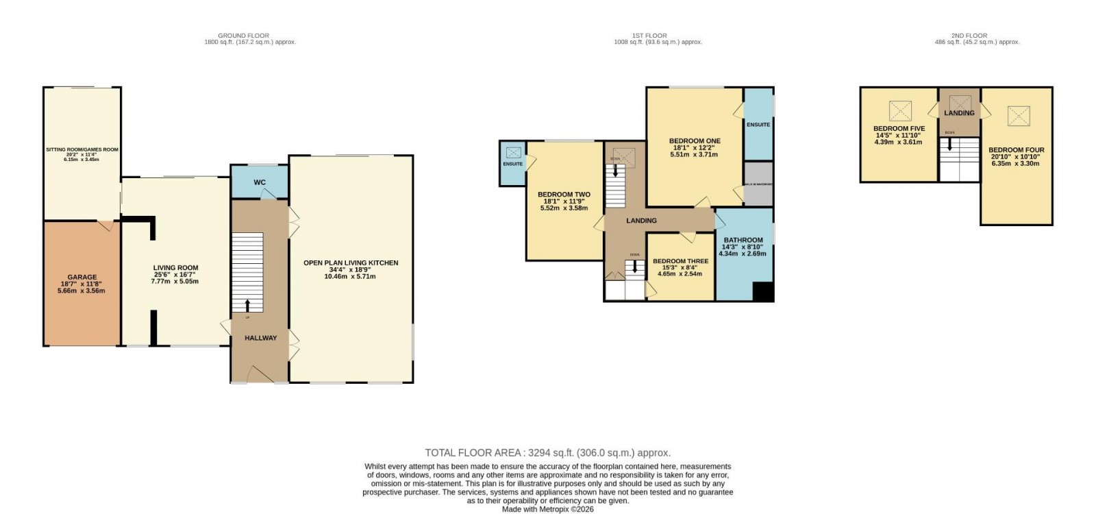 Floorplan for Ack Lane West, Cheadle Hulme