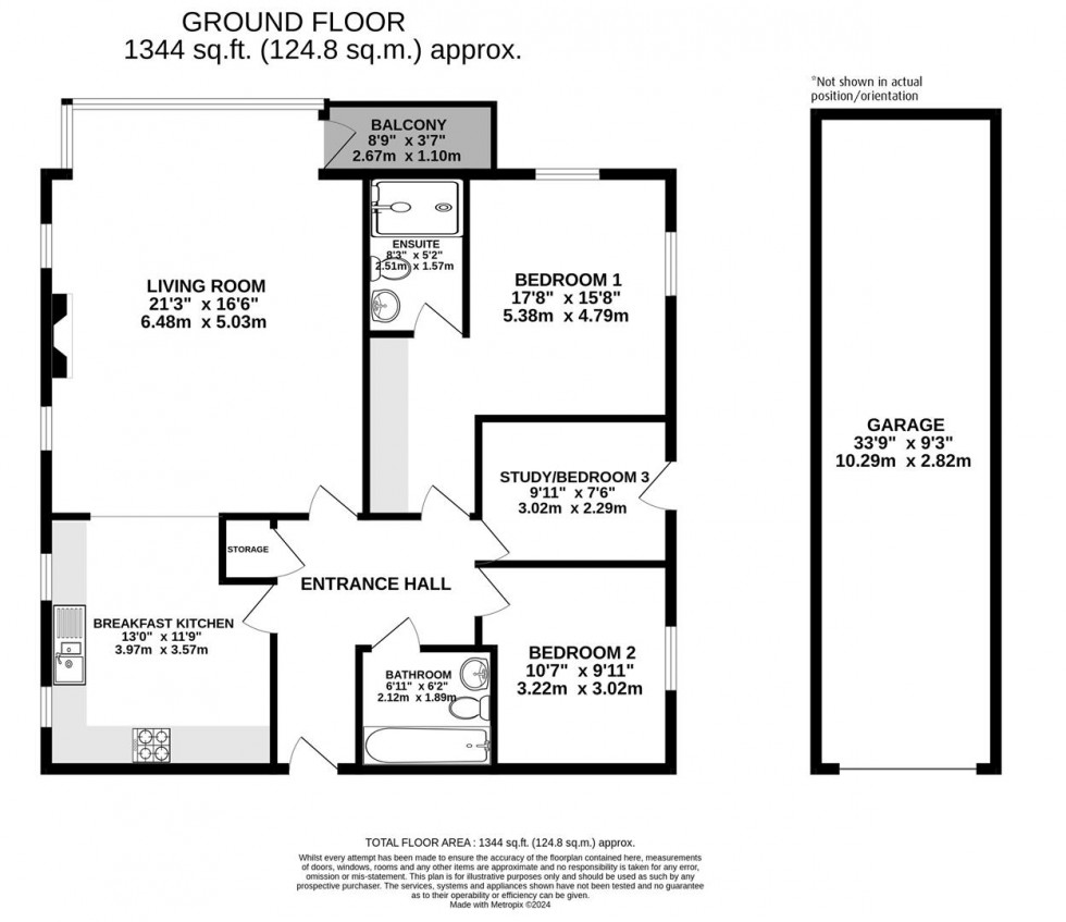 Floorplan for The Village, Prestbury