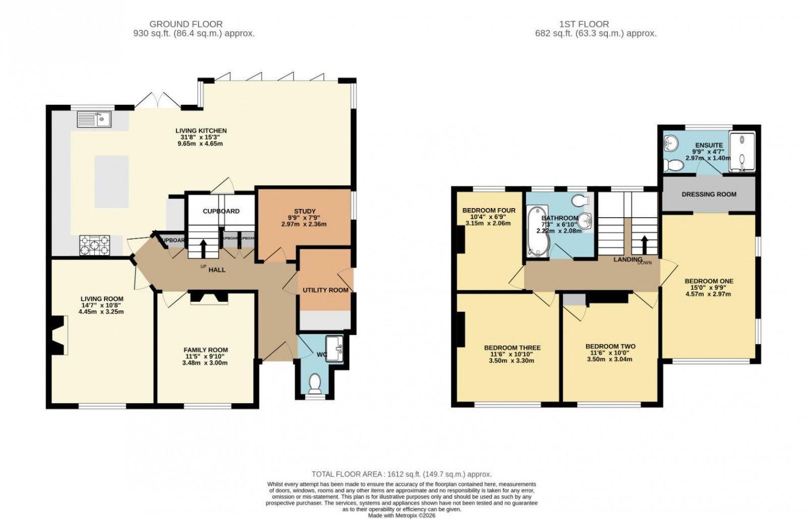 Floorplan for Manor Road, Cheadle Hulme