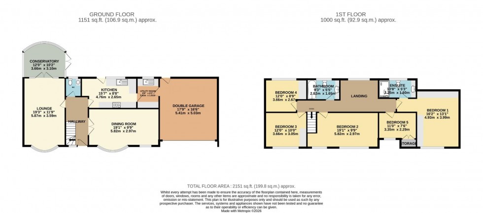 Floorplan for Milverton Drive, Bramhall