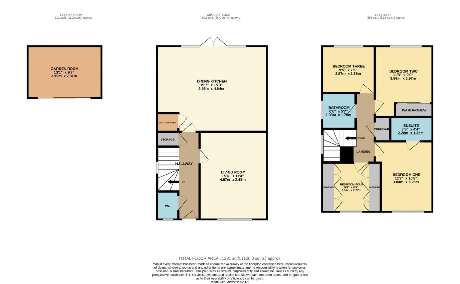 Floorplan for Lovell Avenue, Woodford