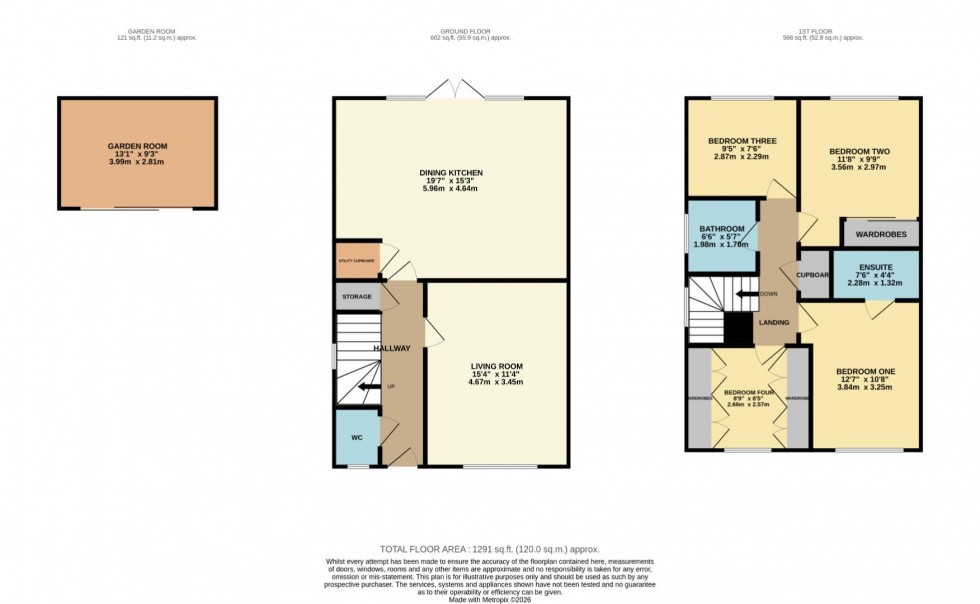 Floorplan for Lovell Avenue, Woodford