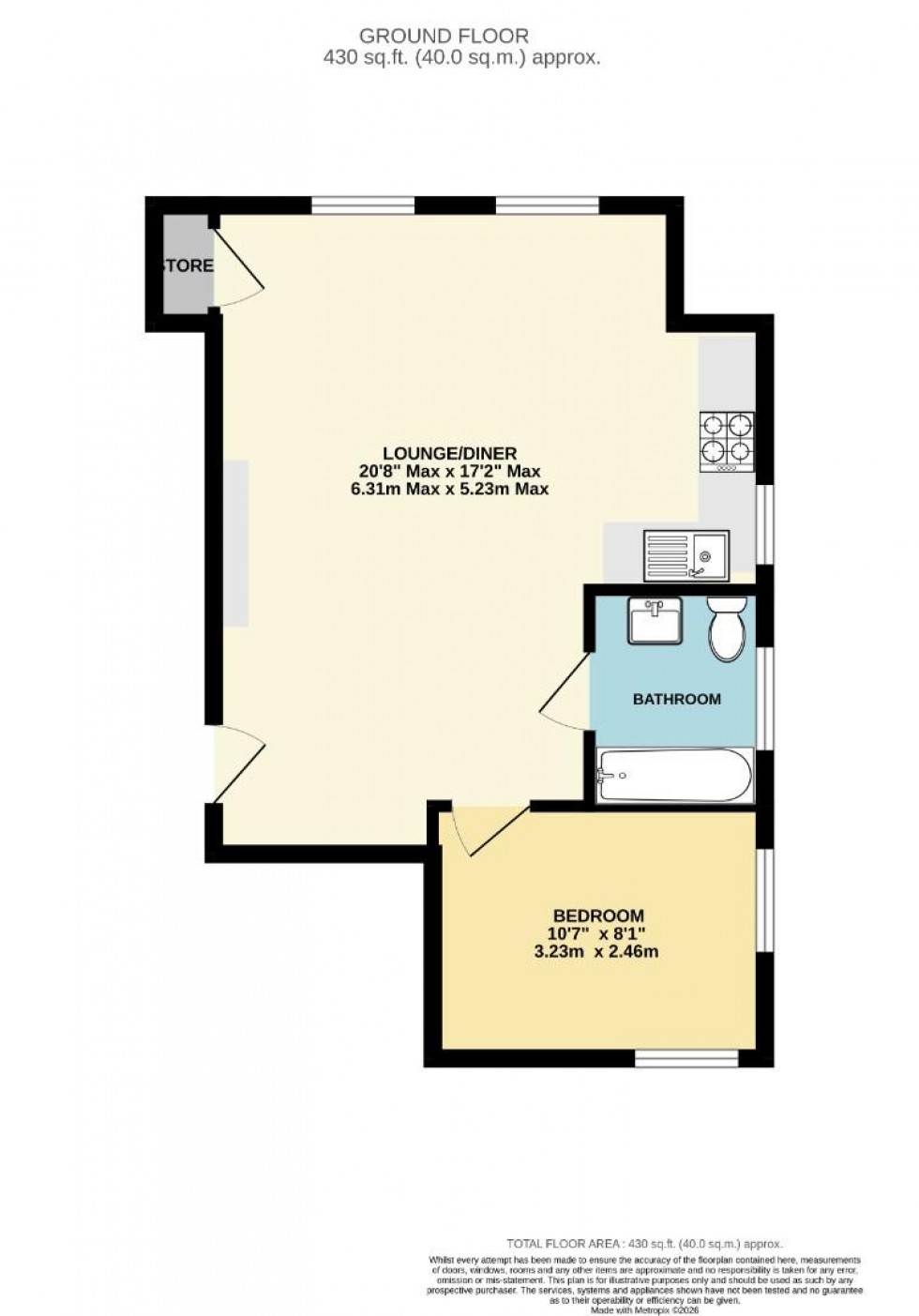 Floorplan for Old Road, Handforth, Wilmslow