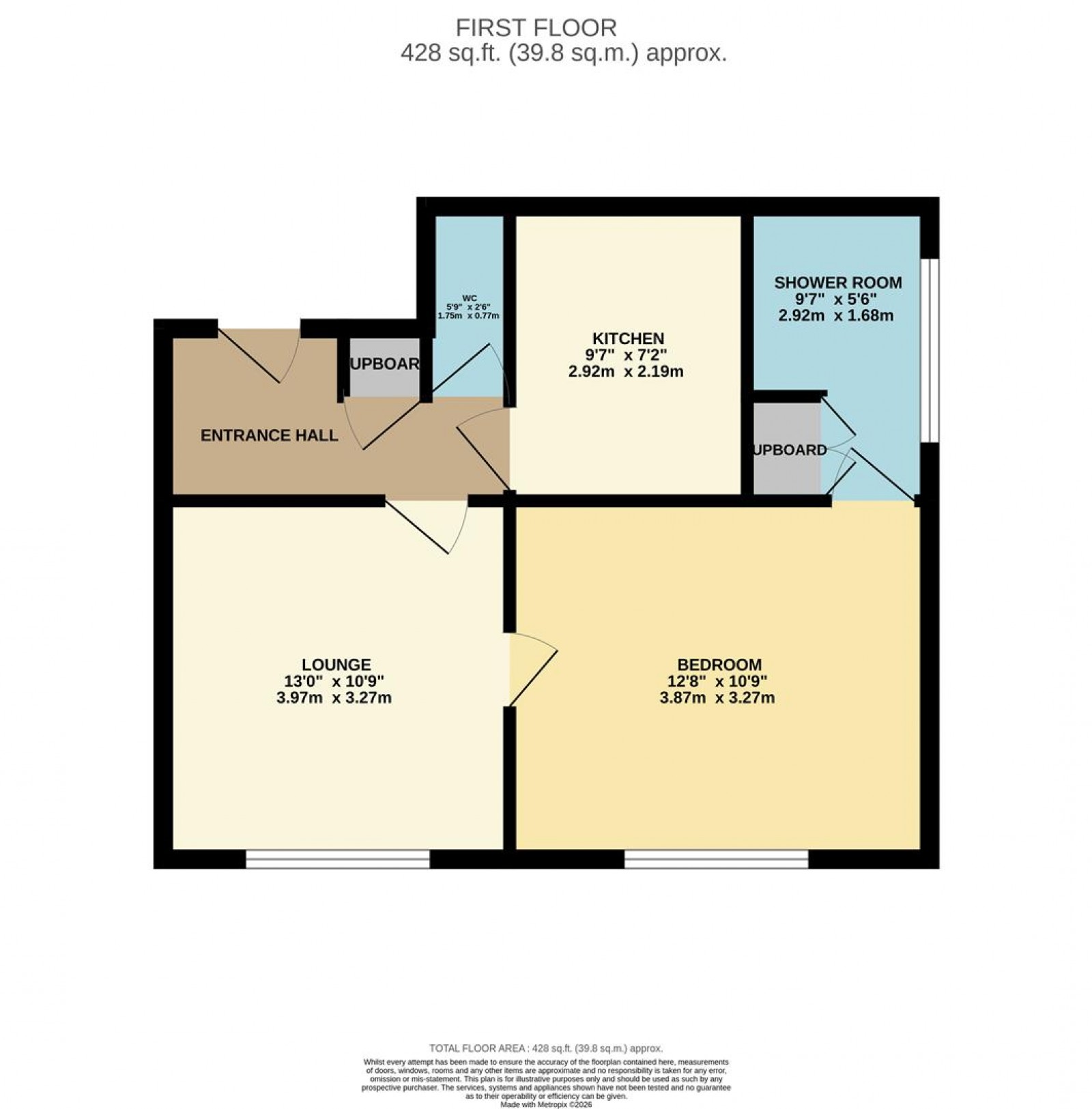 Floorplan for Lacey Green, Wilmslow