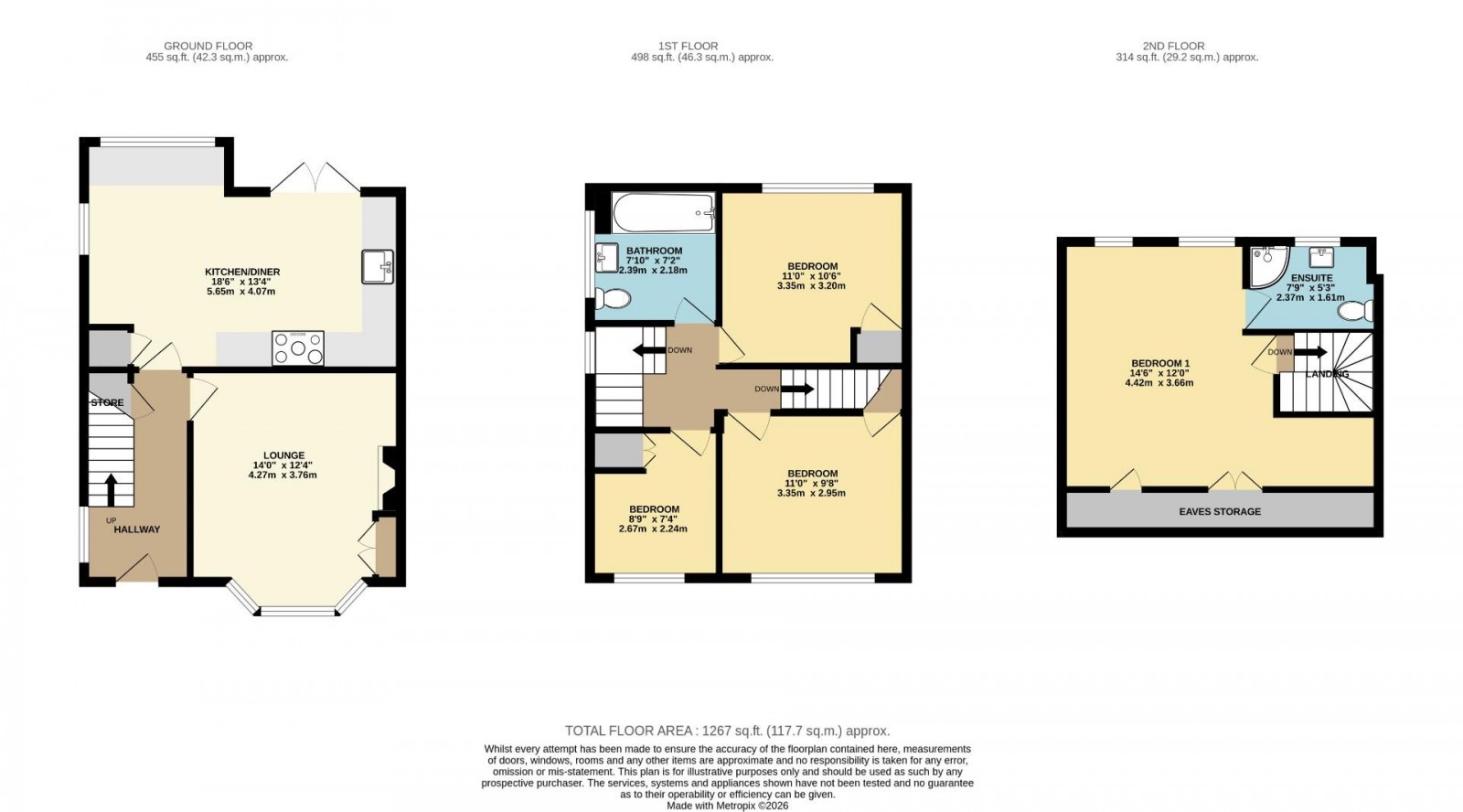 Floorplan for Ashley Drive, Bramhall, Stockport