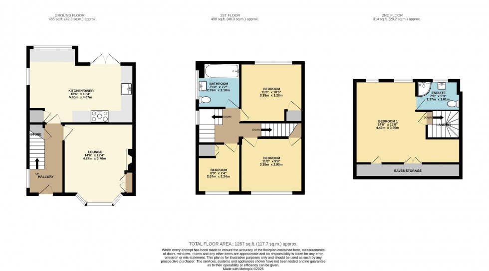 Floorplan for Ashley Drive, Bramhall, Stockport