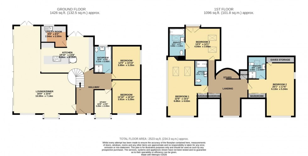 Floorplan for Woodford Road, Poynton