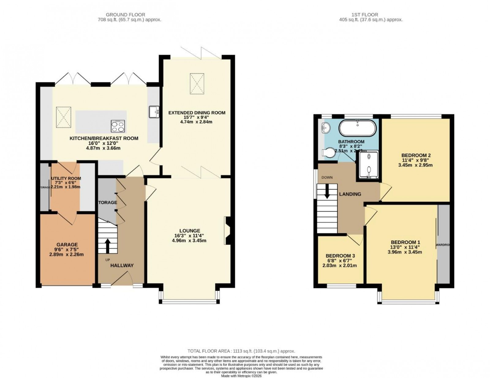 Floorplan for Meadway, Bramhall
