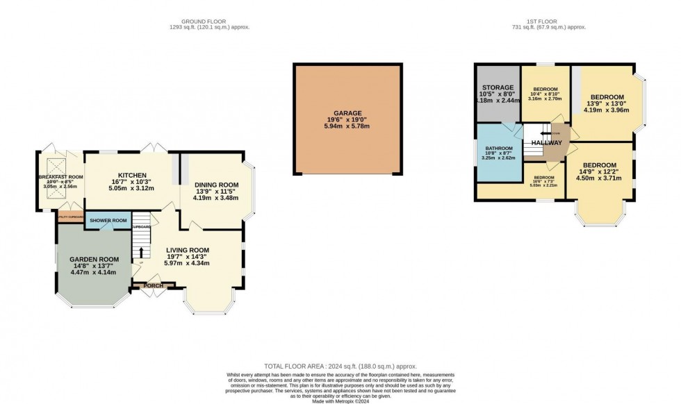 Floorplan for Hall Road, Wilmslow, SK9