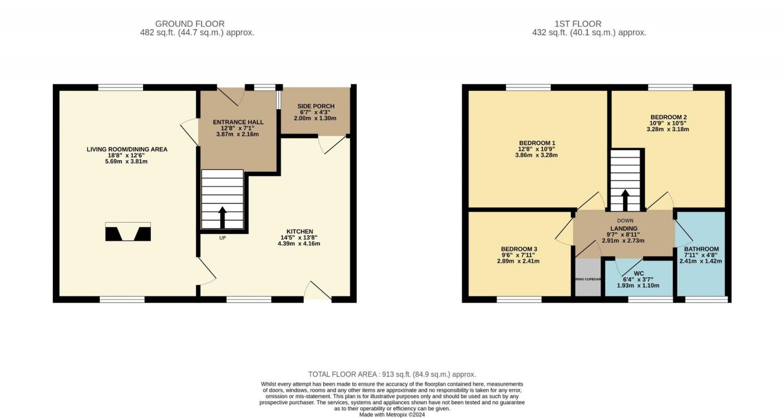 Floorplan for Swettenham Road, Handforth, SK9