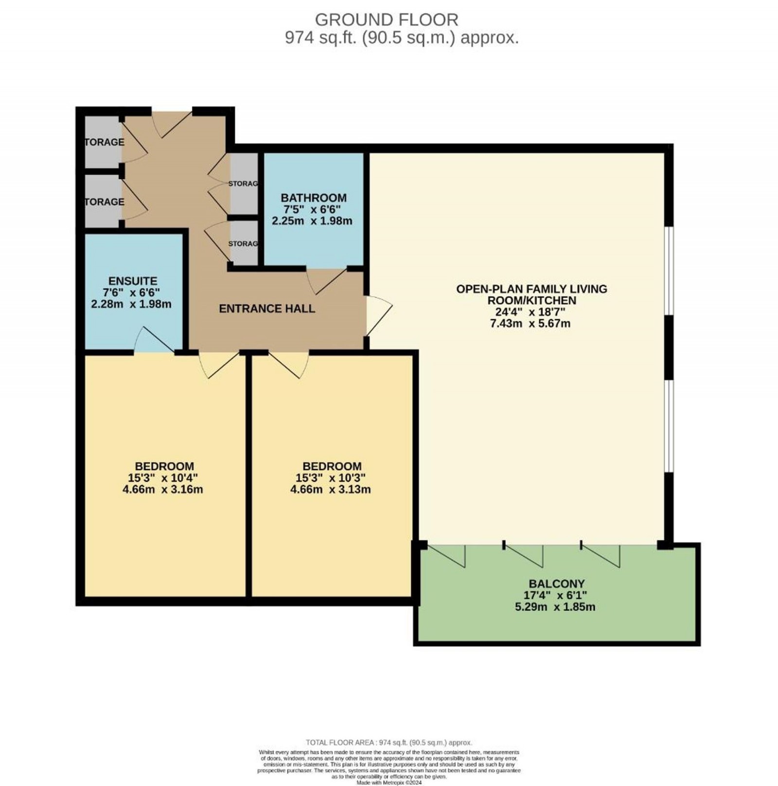 Floorplan for Richards Street, Woodford, SK7