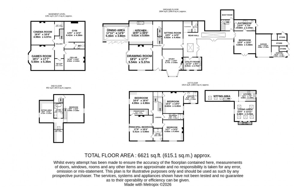 Floorplan for Brook Lane, Alderley Edge, SK9