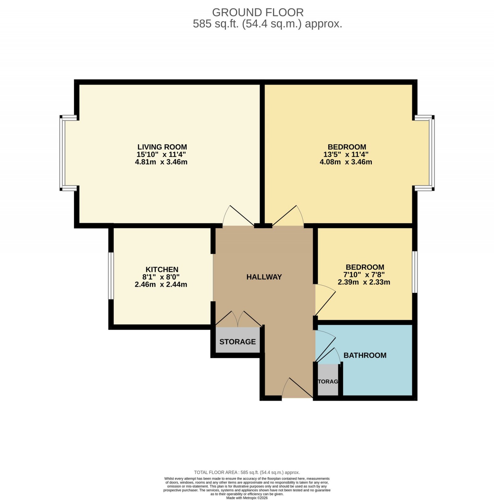 Floorplan for Woodacres Court, Wilmslow, SK9