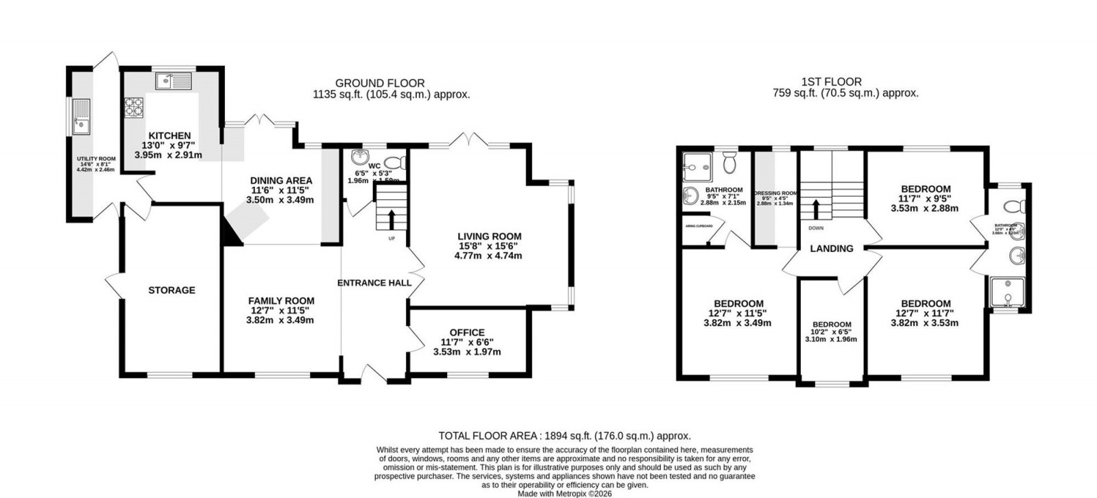 Floorplan for Badger Road, Prestbury, SK10