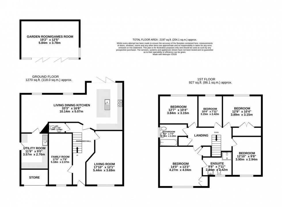 Floorplan for Tanglewood Drive, Macclesfield, SK10