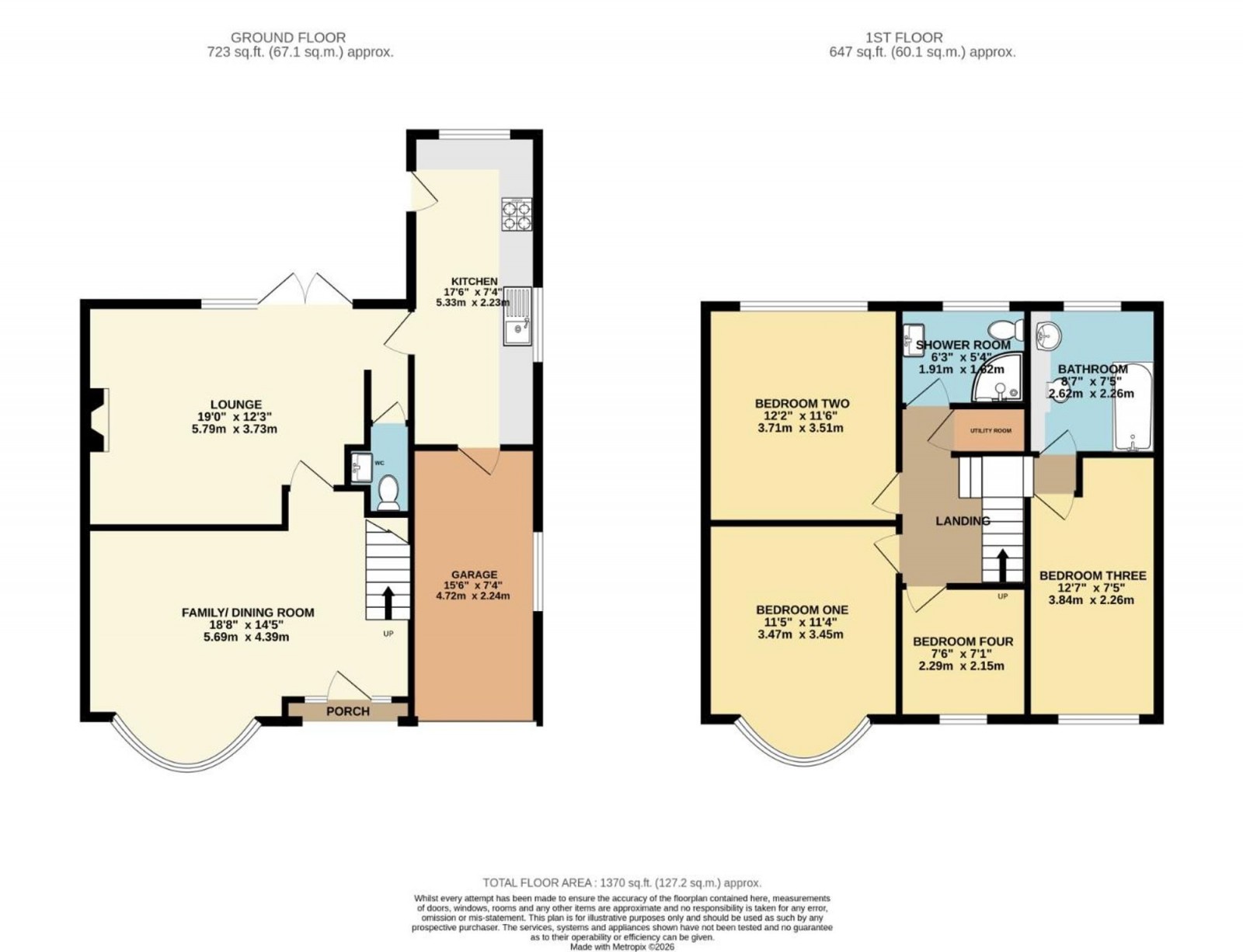 Floorplan for Glendene Avenue, Bramhall, SK7
