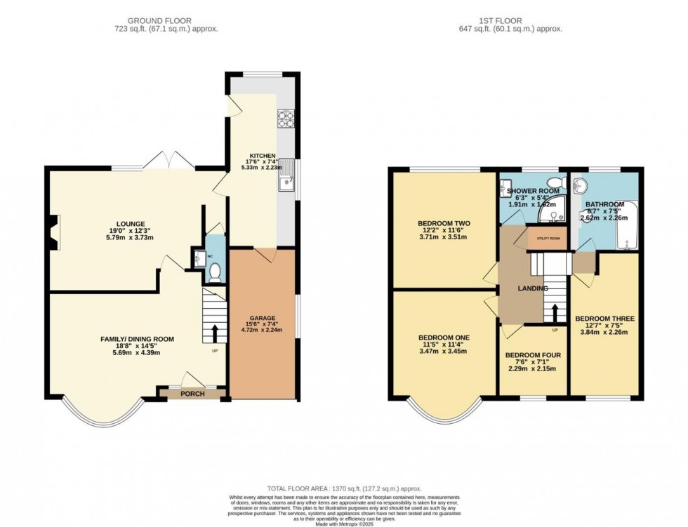 Floorplan for Glendene Avenue, Bramhall, SK7