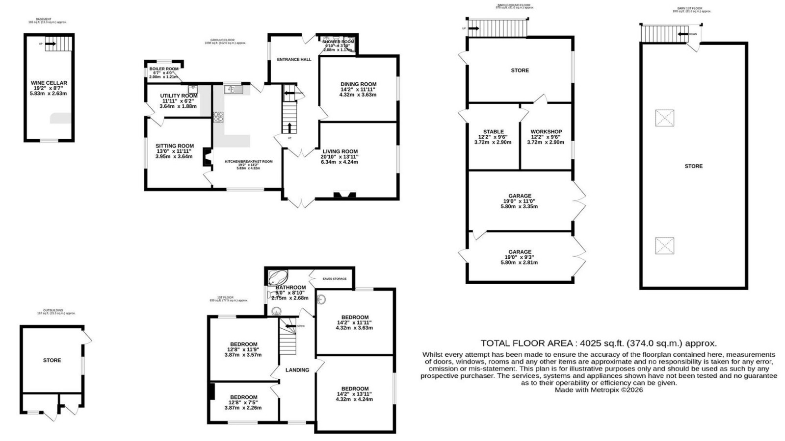 Floorplan for Twemlow Green, Holmes Chapel, CW4
