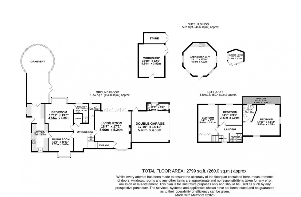 Floorplan for Chelford Road, Prestbury, SK10