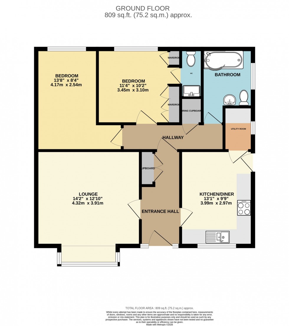 Floorplan for Briarlands Close, Bramhall, SK7