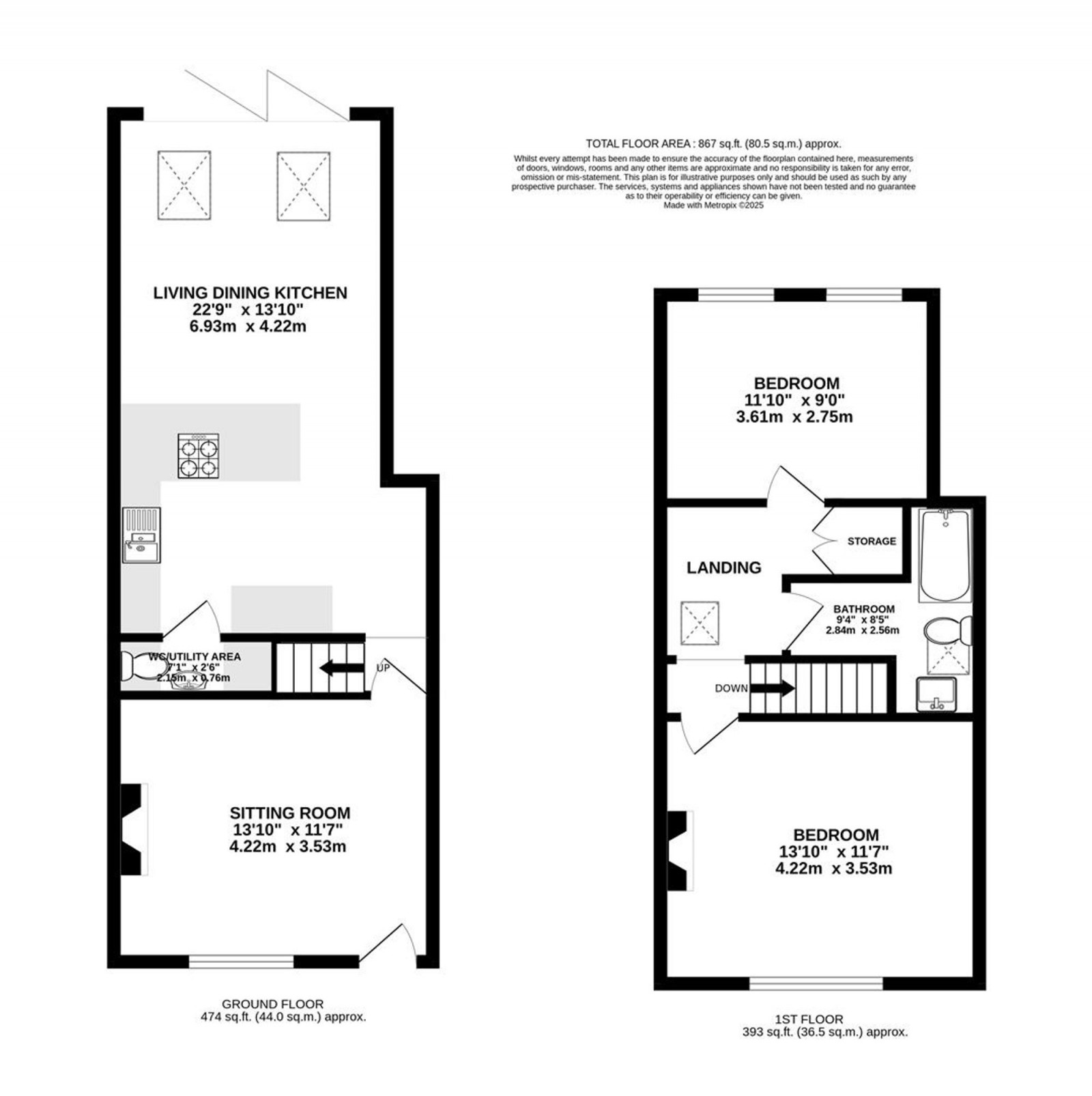 Floorplan for Eccups Lane, Wilmslow, SK9