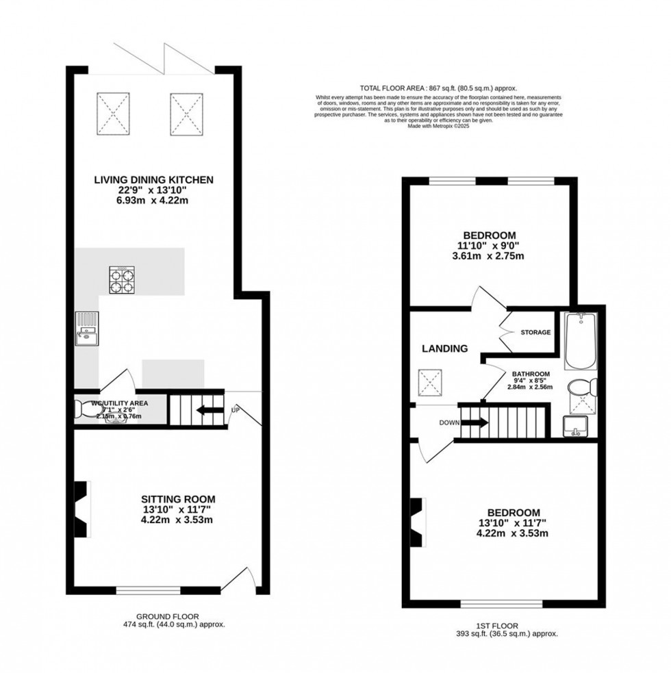 Floorplan for Eccups Lane, Wilmslow, SK9