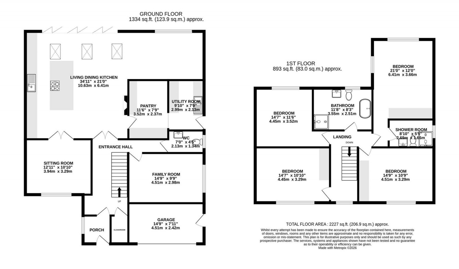 Floorplan for Downesway, Alderley Edge, SK9