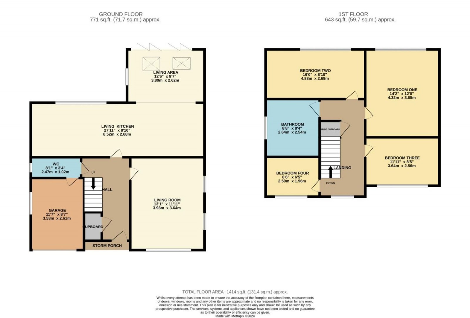 Floorplan for Robins Close, Bramhall, SK7