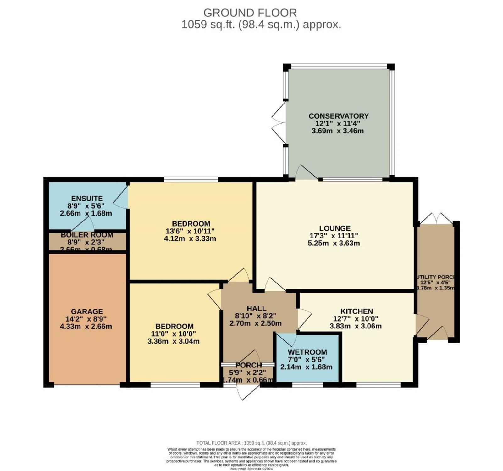 Floorplan for Fairway, Bramhall, SK7