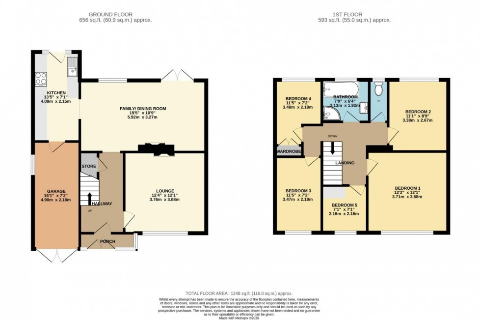Floorplan for Cherry Walk, Cheadle Hulme, SK8