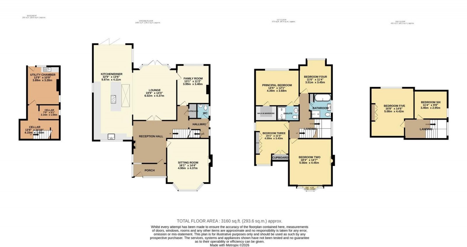 Floorplan for Bramhall Lane South, Bramhall, SK7