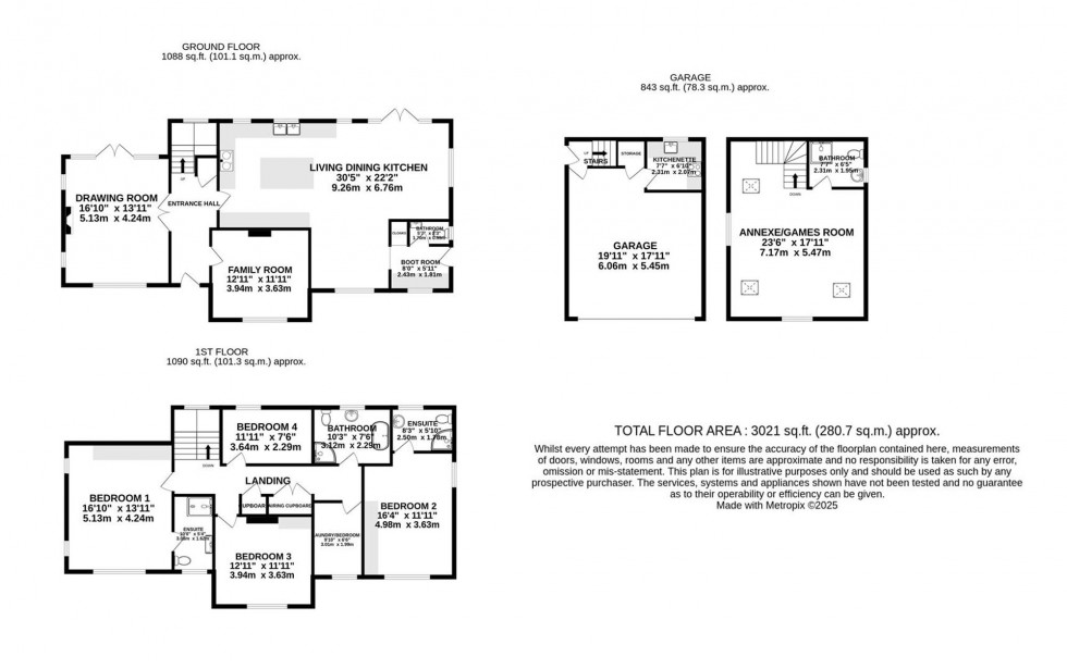 Floorplan for Moss Road, Alderley Edge, SK9