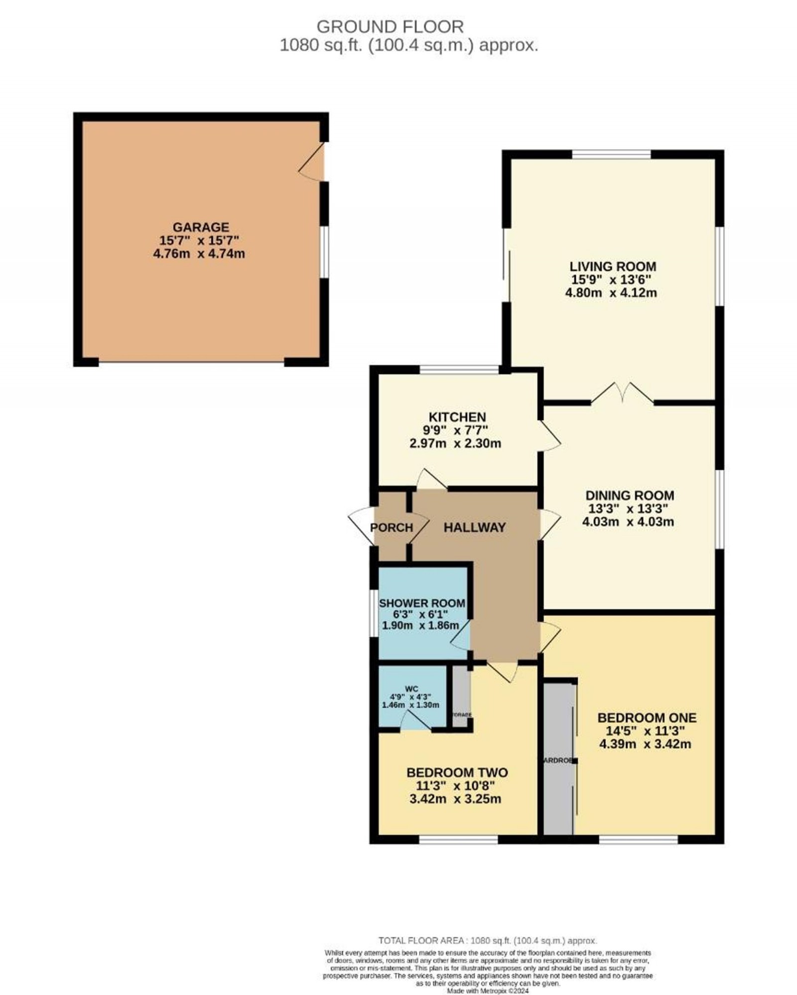 Floorplan for Ripley Avenue, Cheadle Hulme, SK8