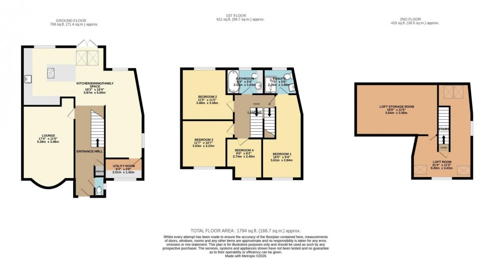 Floorplan for Albany Road, Bramhall, SK7
